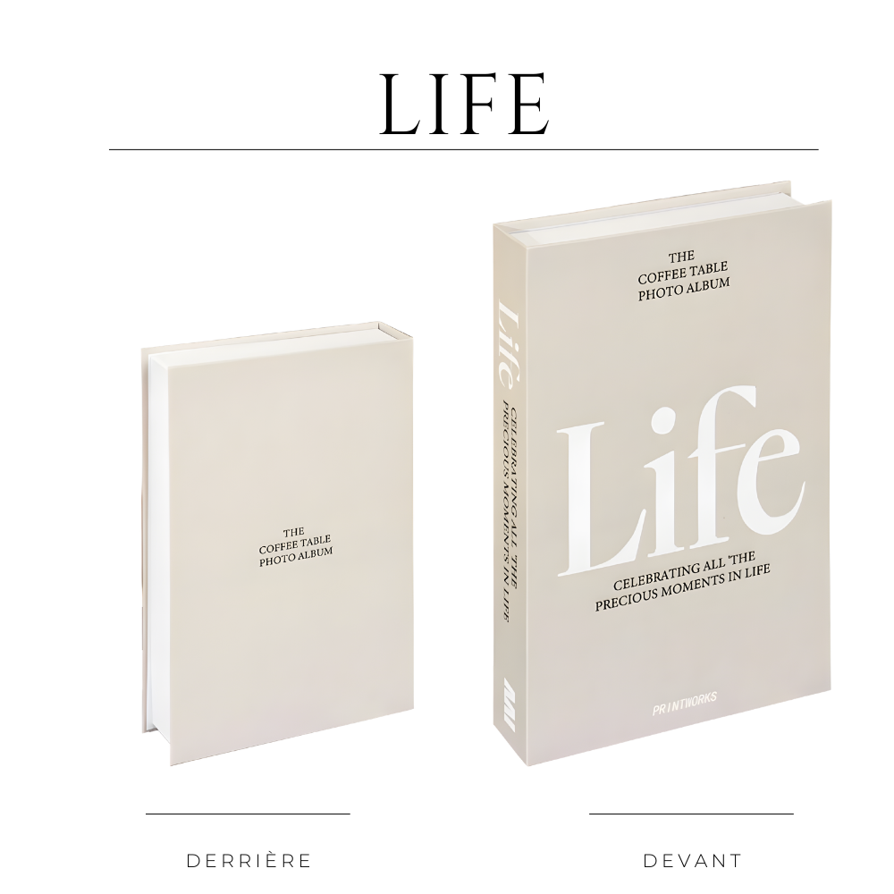 Faux livre de rangement pratique et raffiné