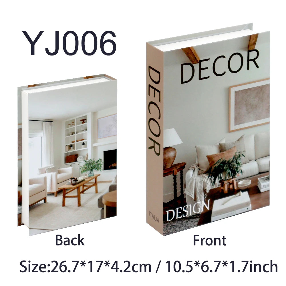 Livre décoratif de rangement