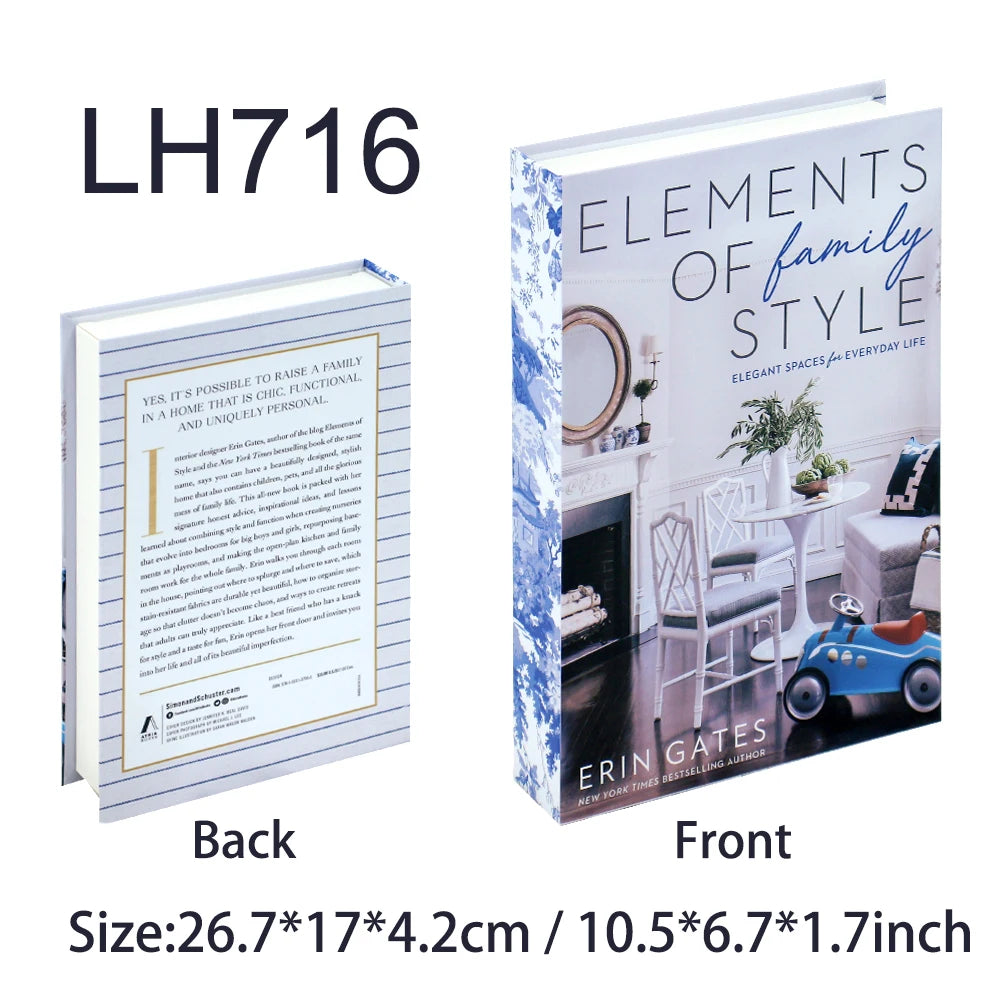 Livre décoratif de rangement